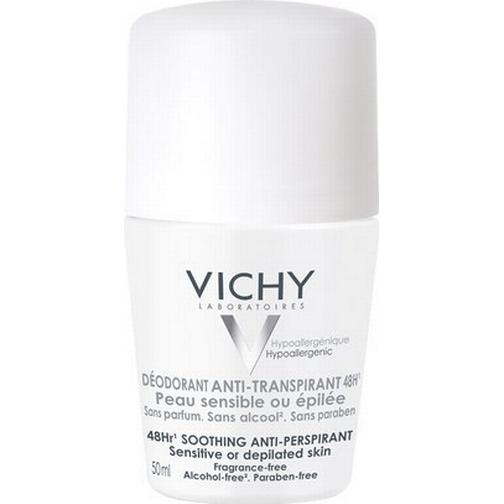 Vichy 48Hr Soothing Anti Perspirant Deo Roll On 50ml